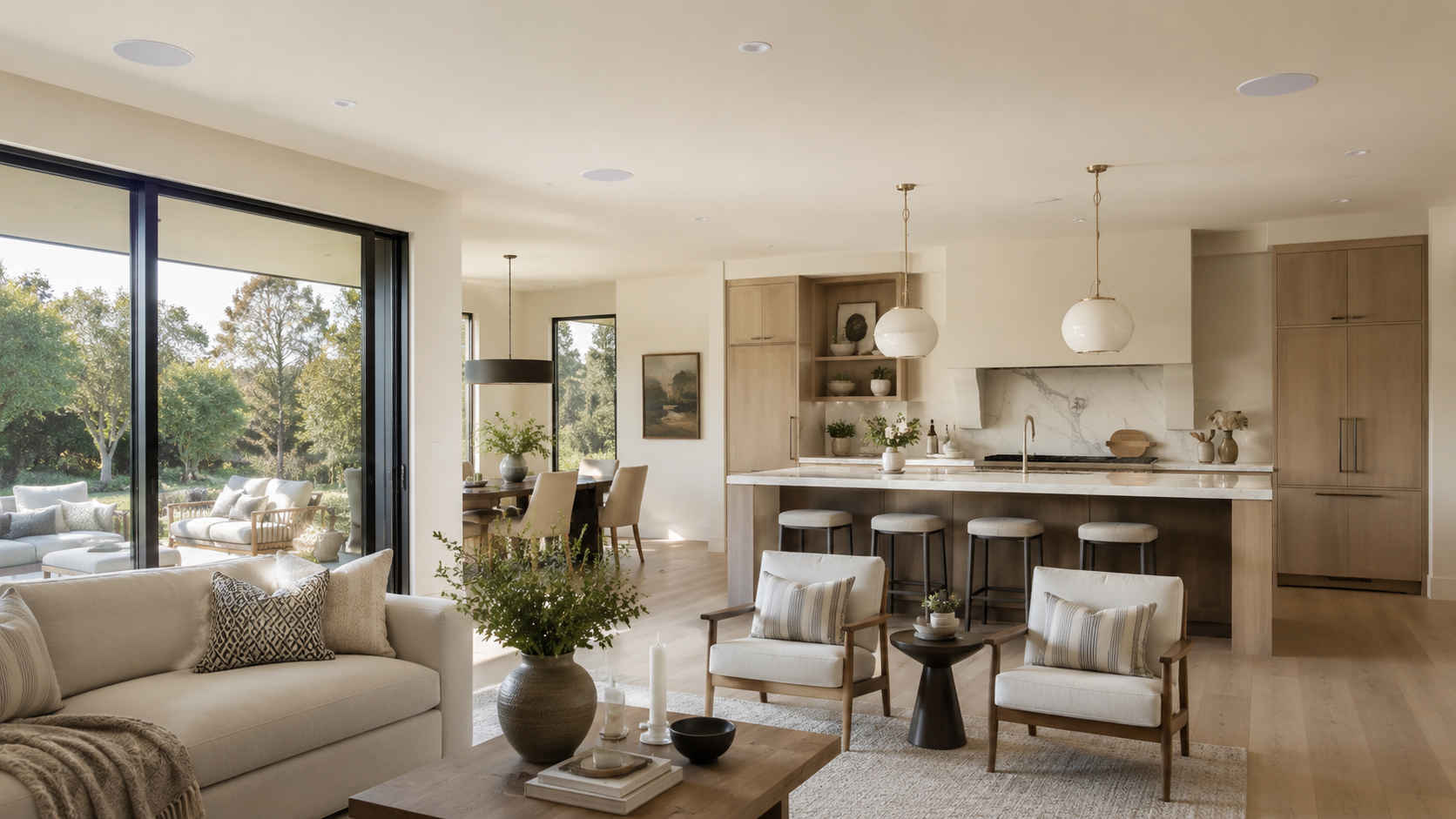 Integrated audio system for residential and commercial property